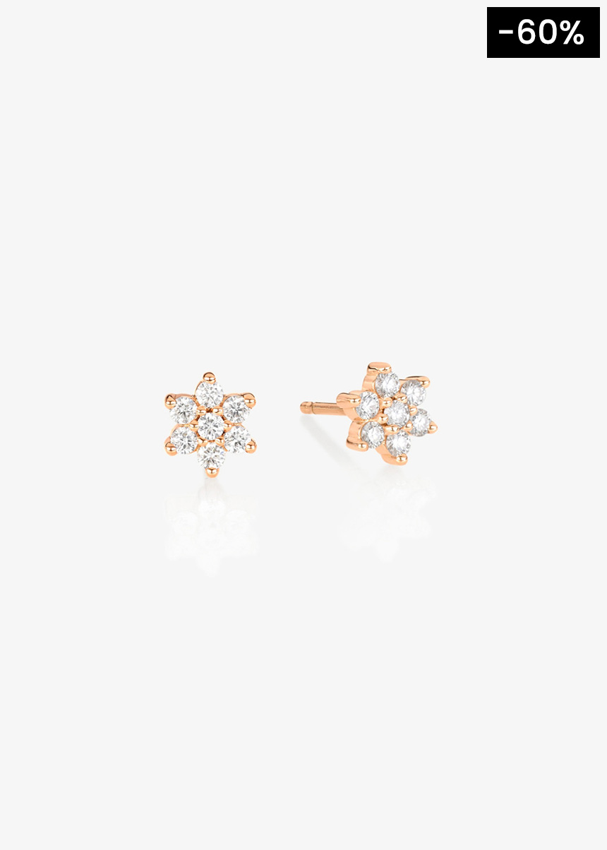 diamond star studs