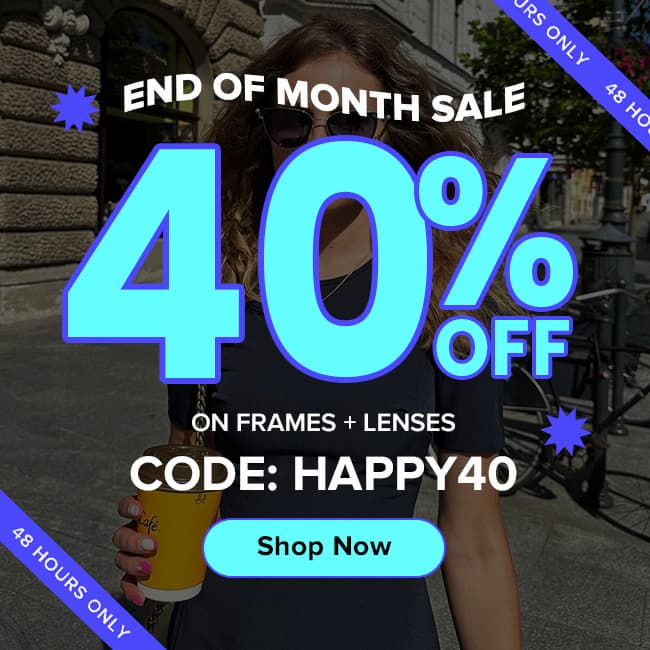 End of month sale
