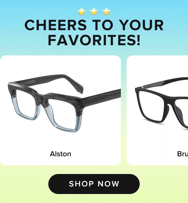Cheers to your favorites!