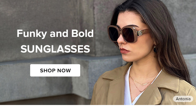 Bold sunglasses
