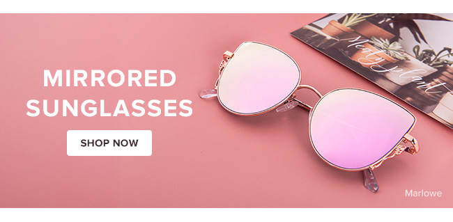 Mirrored sunglasses