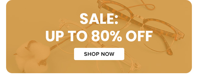 up to 80% off