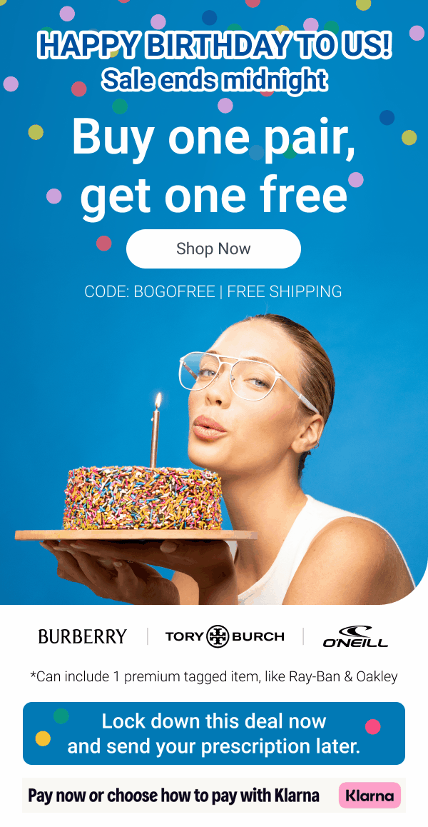 Buy one pair, get one FREE | Code: BOGOFREE