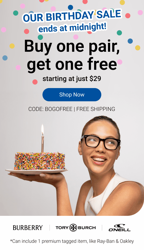 2 pairs starting from $29 | Code: BOGOFREE
