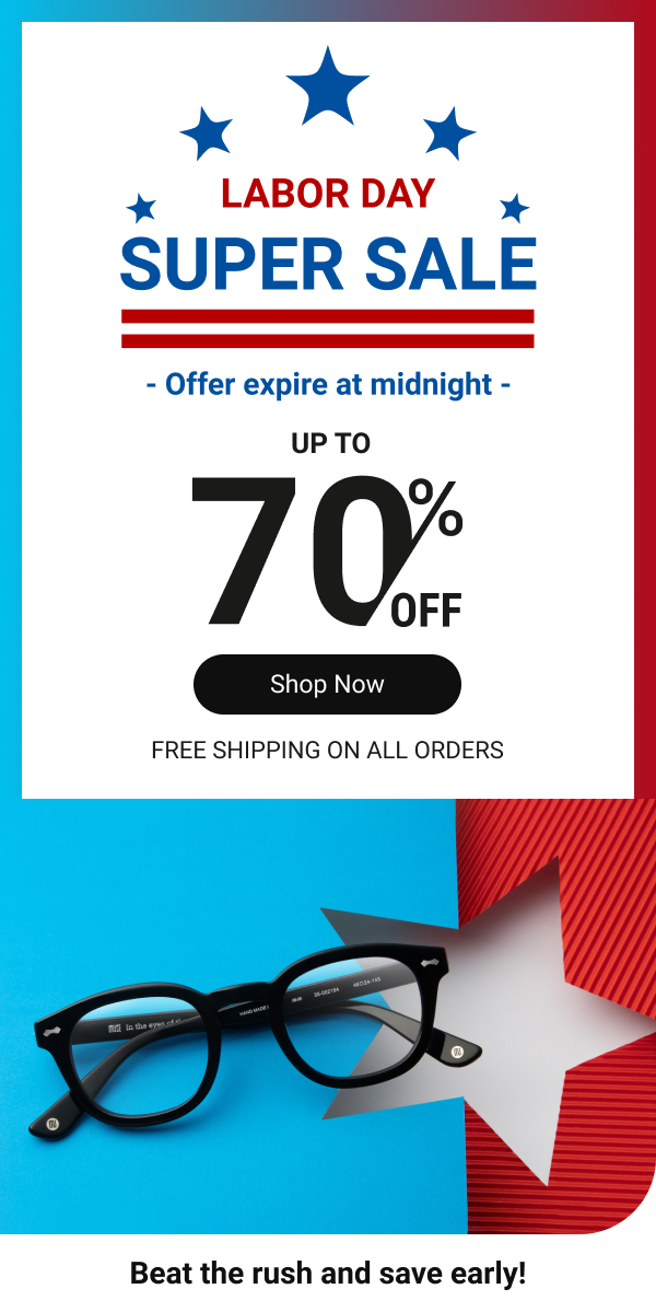 Up to 70% OFF glasses