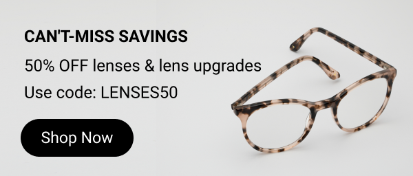 50% off lenses >