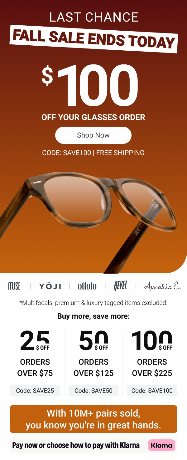 Up to $100 OFF
