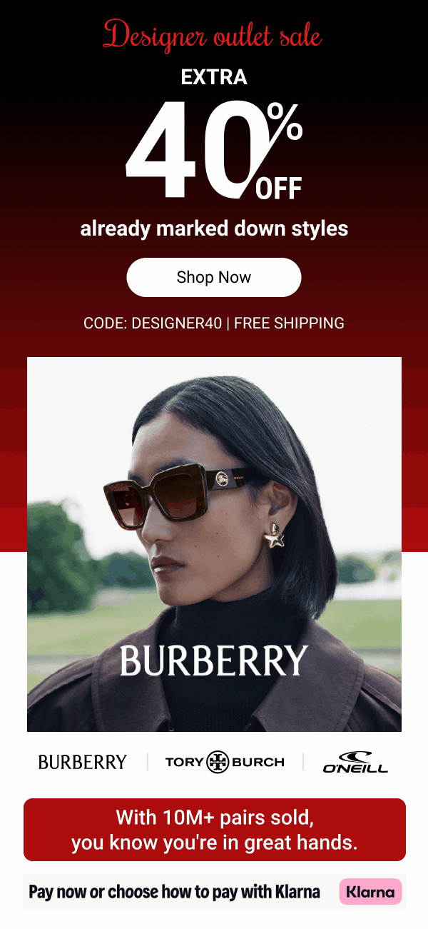 40% OFF designer markdowns | Code: DESIGNER40