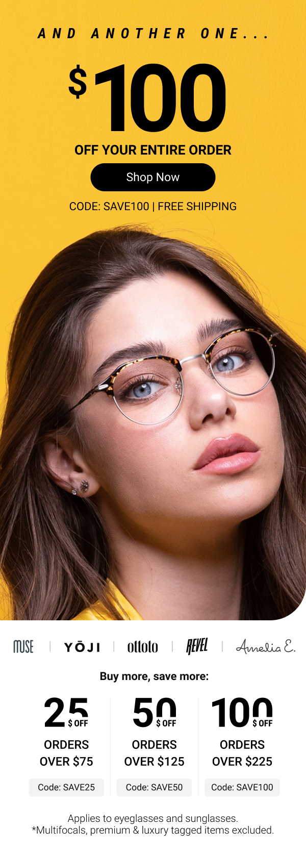 Up to $100 OFF