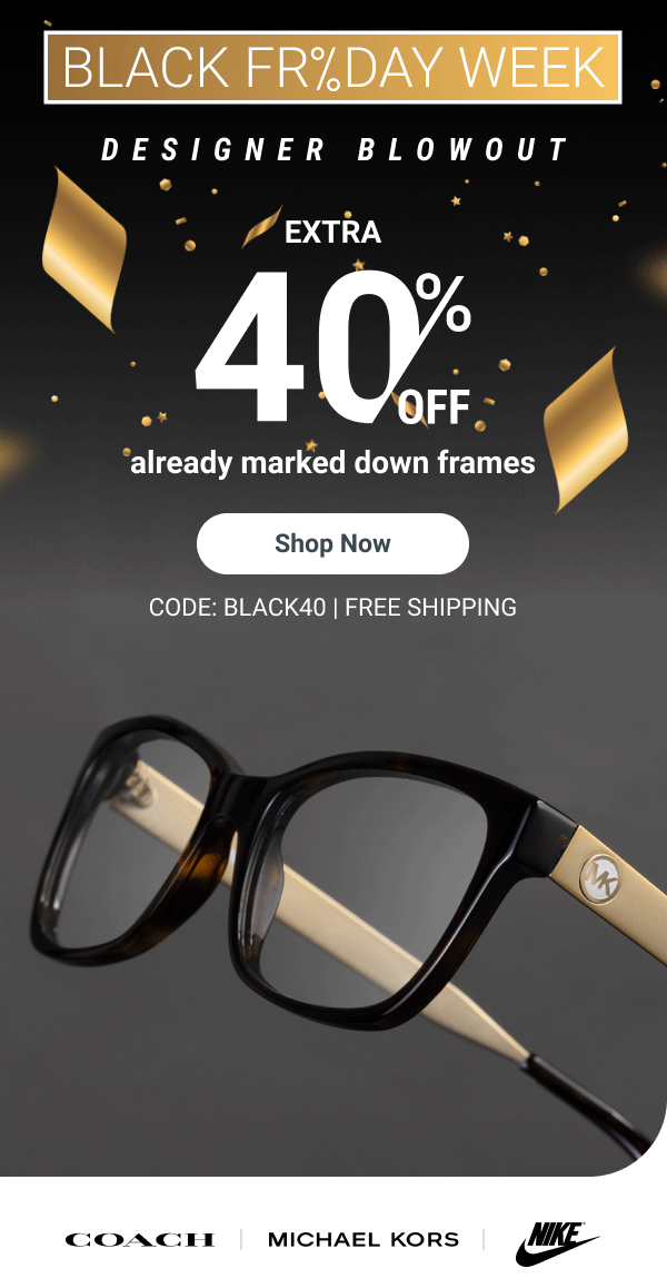 40% OFF designer markdowns | Code: BLACK40