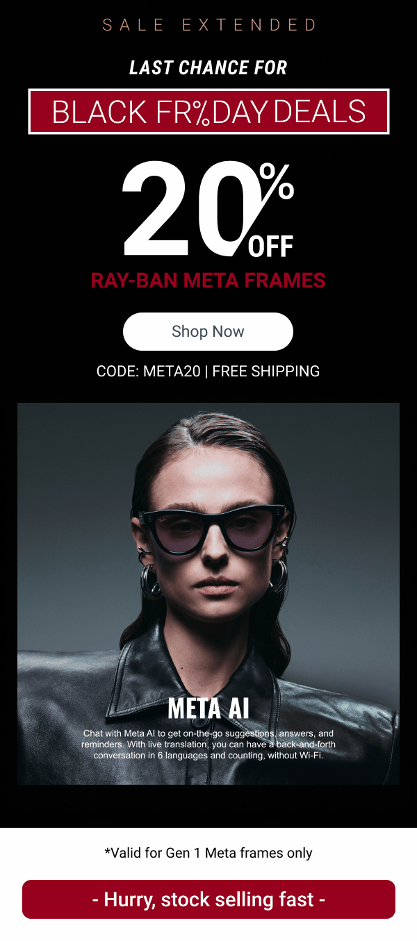  20% Off RB META 0.1 | Code: META20