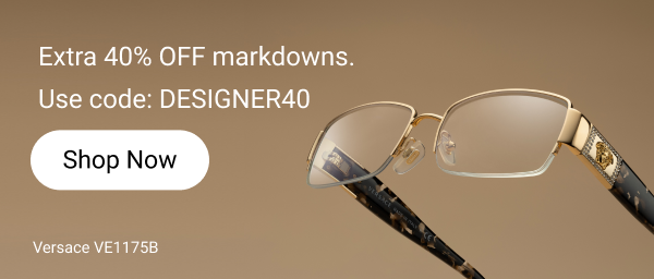 40% off designer frames >