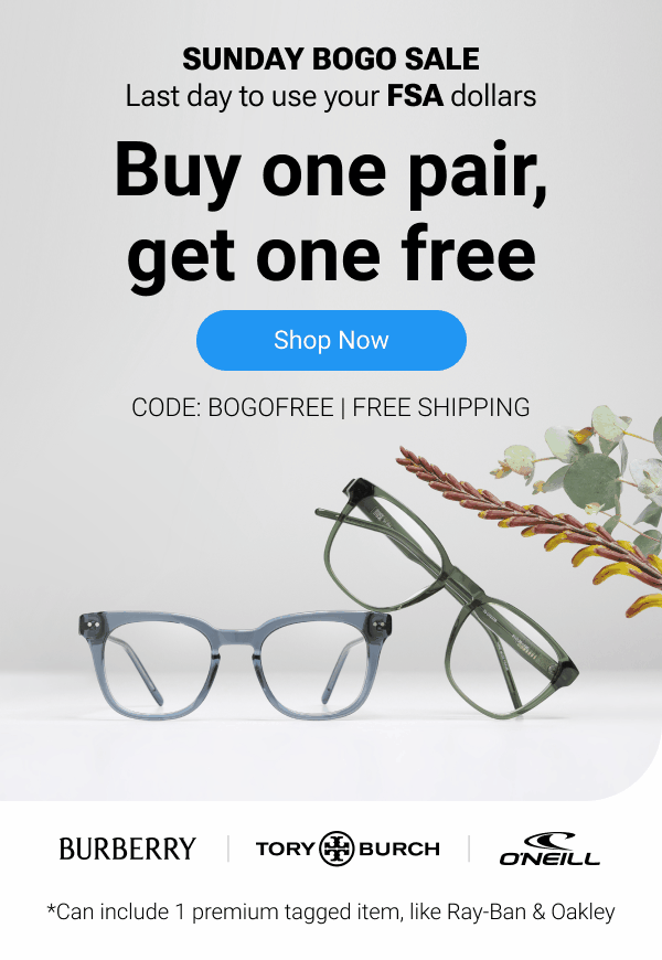 Buy one pair, get one FREE | Code: BOGOFREE