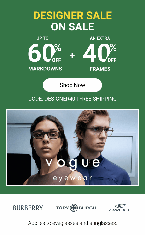 40% OFF designer markdowns | Code: DESIGNER40