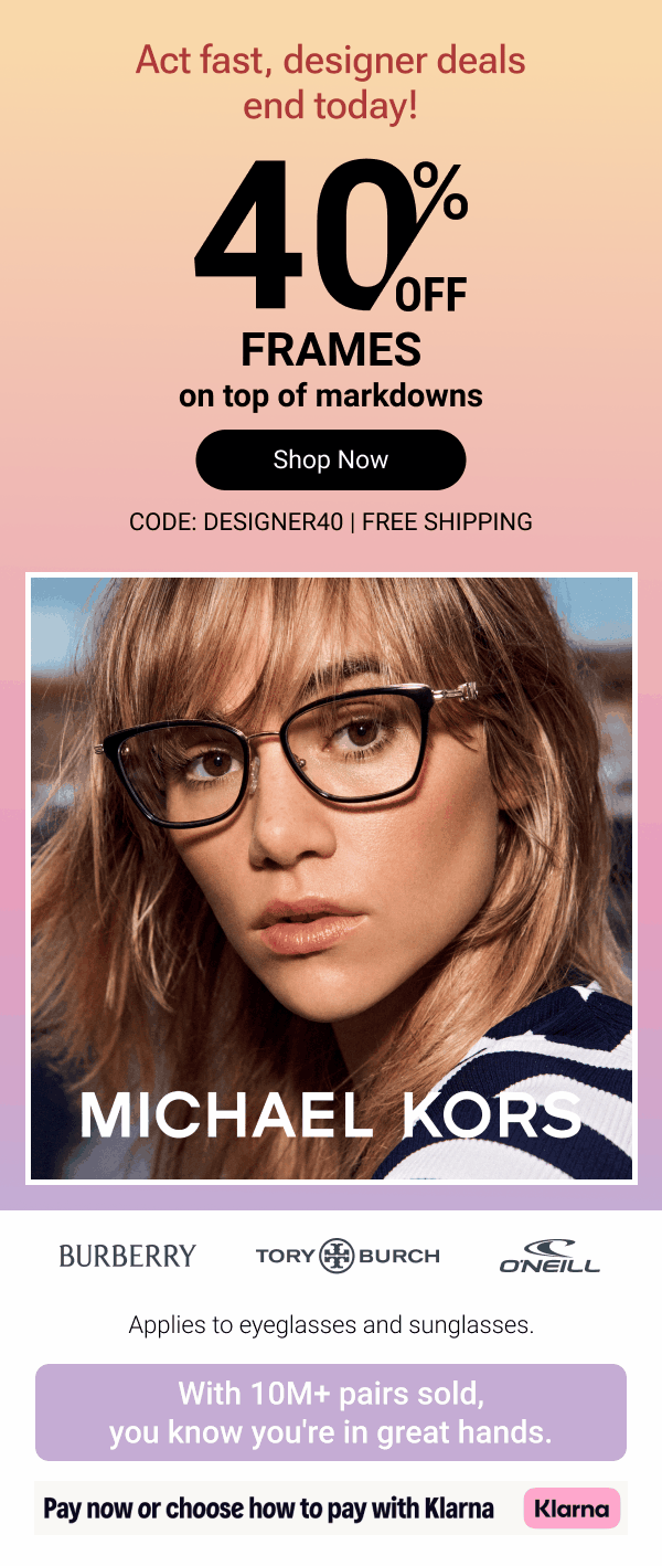 40% OFF designer markdowns | Code: DESIGNER40