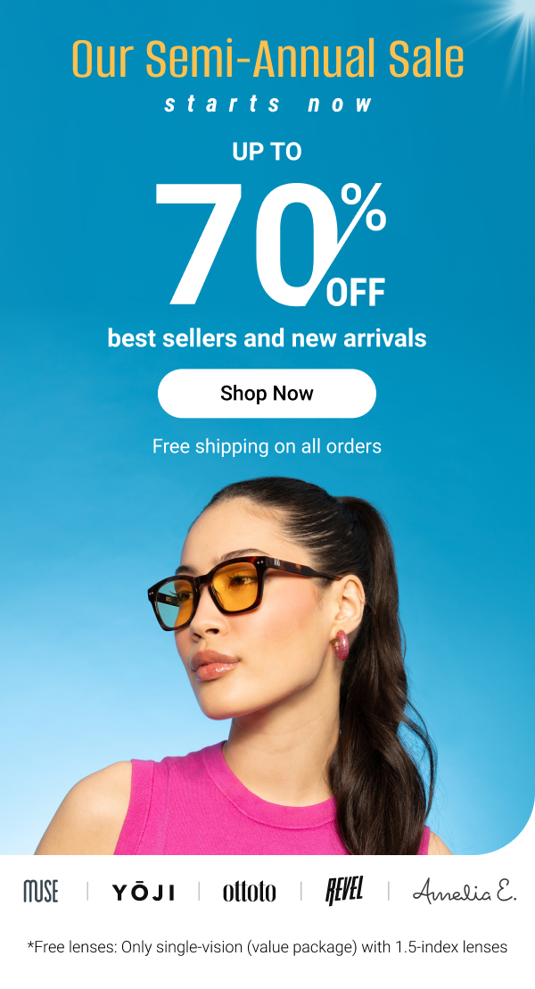 Up to 70% OFF glasses