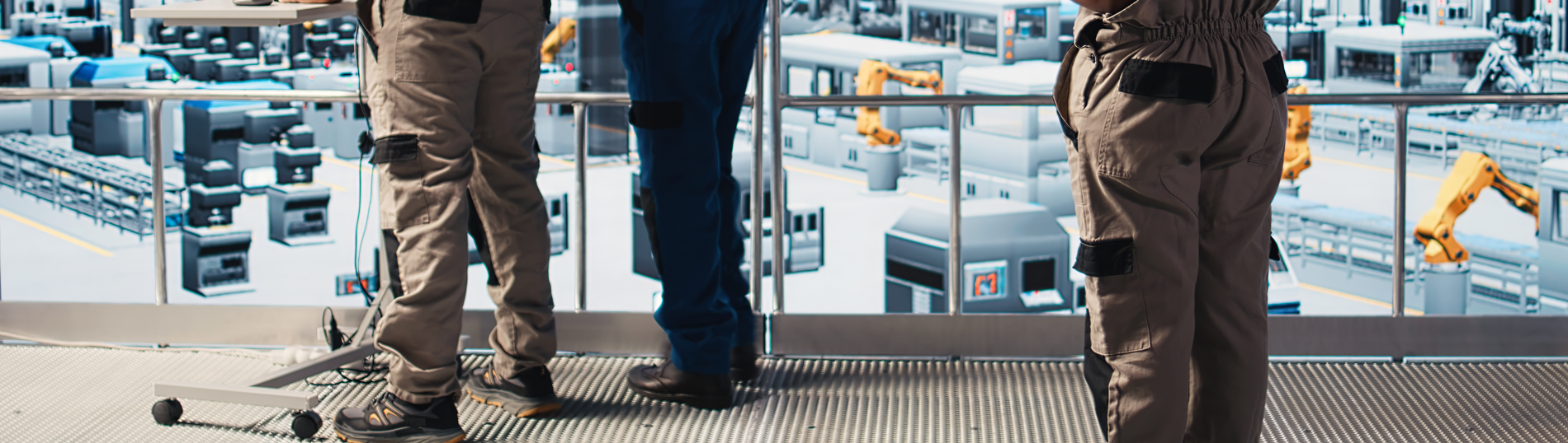 Building maintenance workers