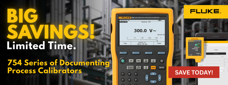 Fluke 754 Series Documenting Process Calibrators Promo