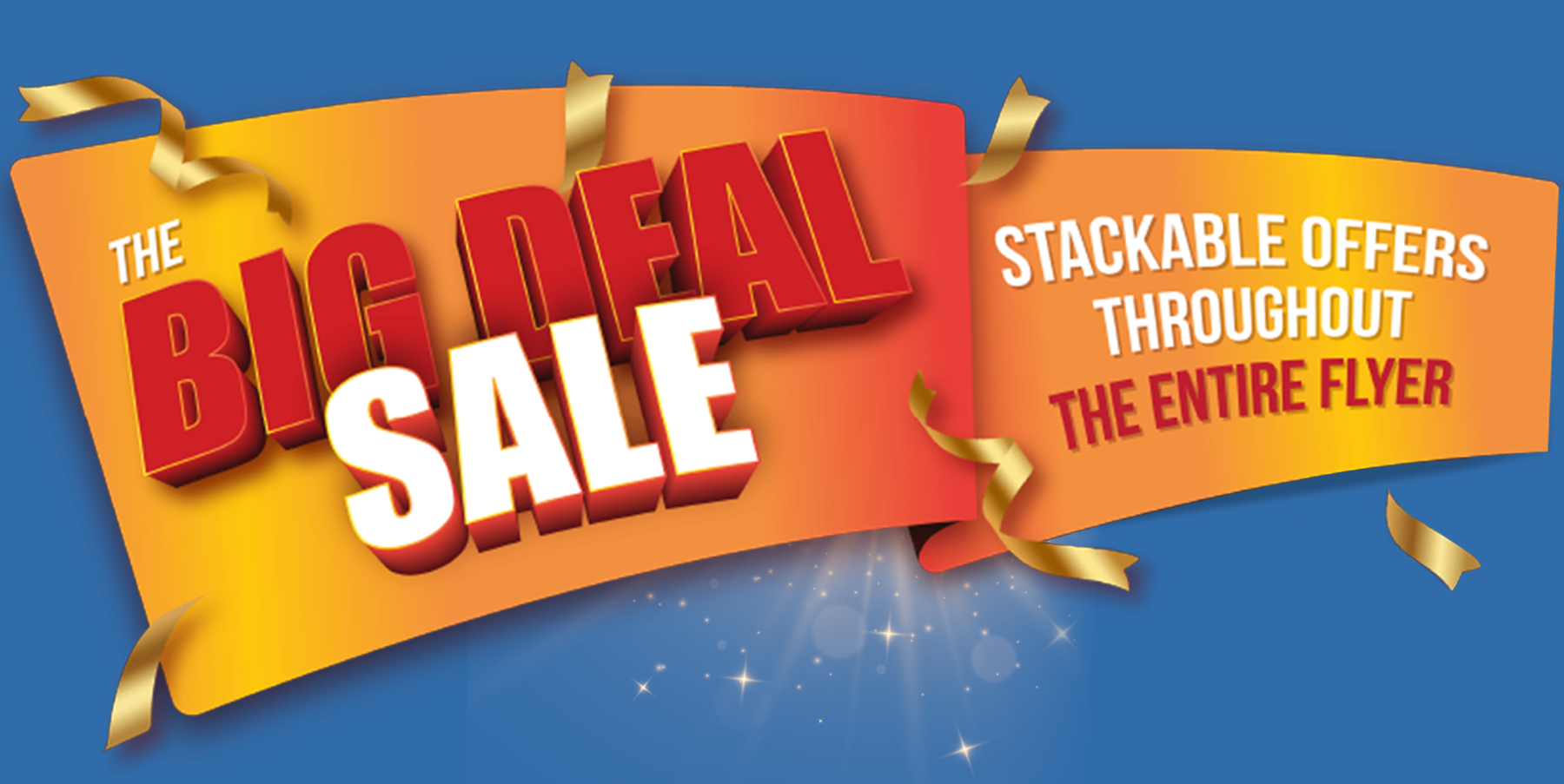 The Big Deal Sale Launch banner.