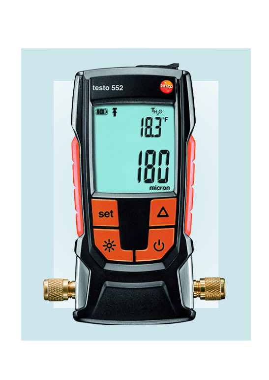 Testo 552 Digital Vacuum Micron Gauge