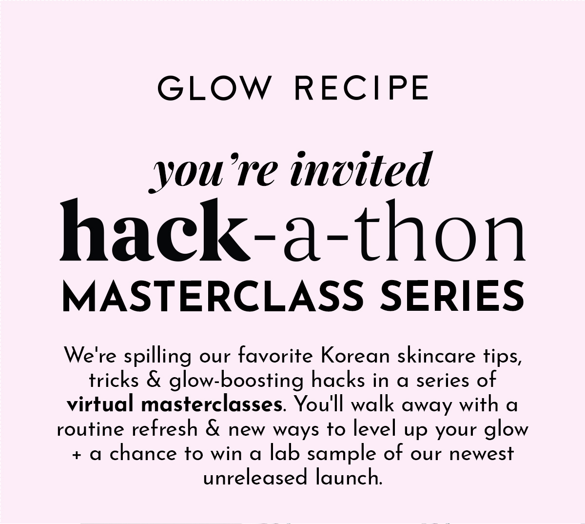 RSVP for Masterclass
