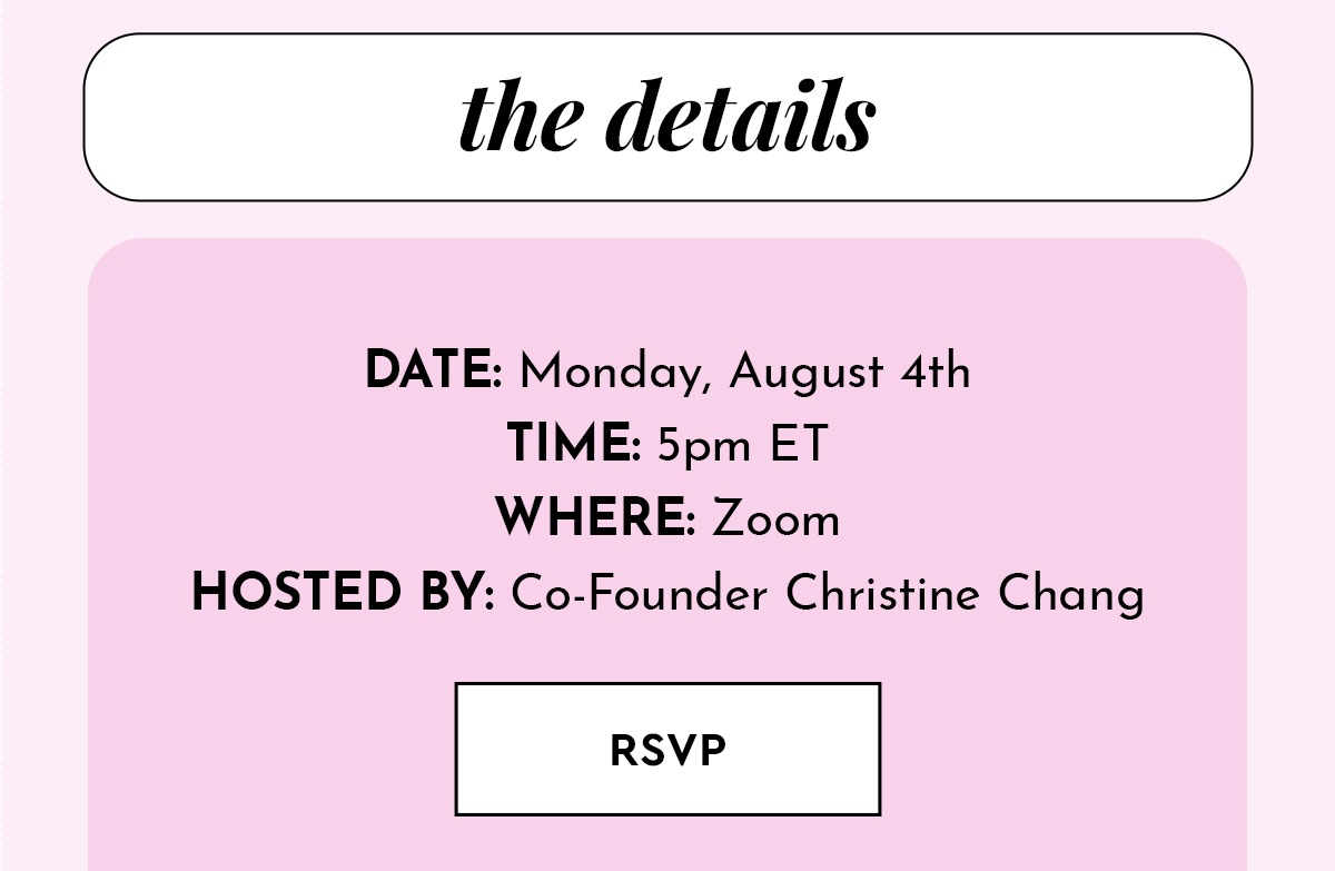 RSVP for Masterclass