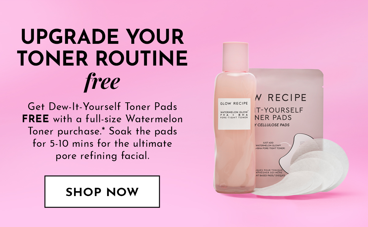 Free Dew-It-Yourself Toner Pads