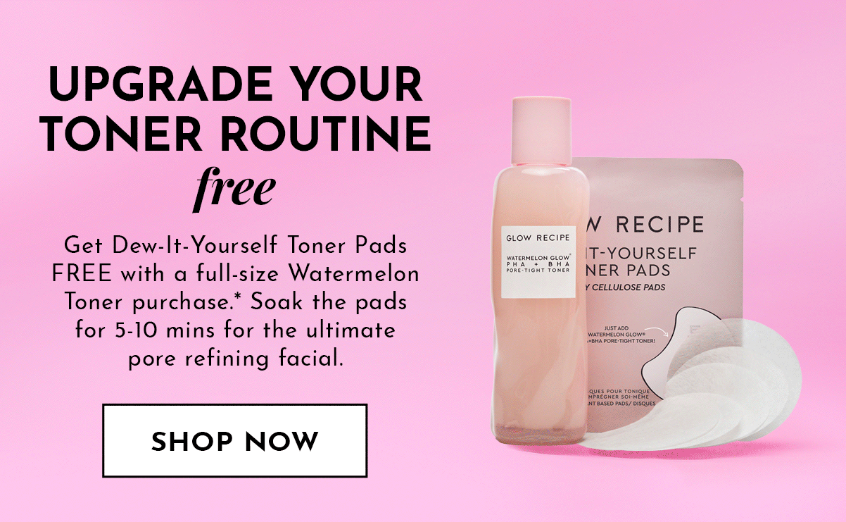 Free Dew-It-Yourself Toner Pads