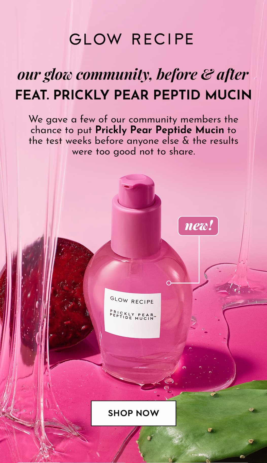 Prickly Pear Peptide Mucin