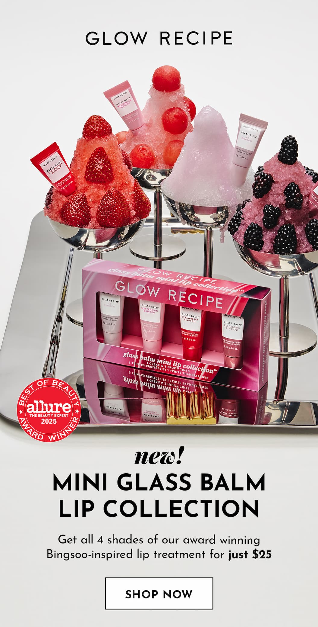 Mini Glass Balm Lip Collection
