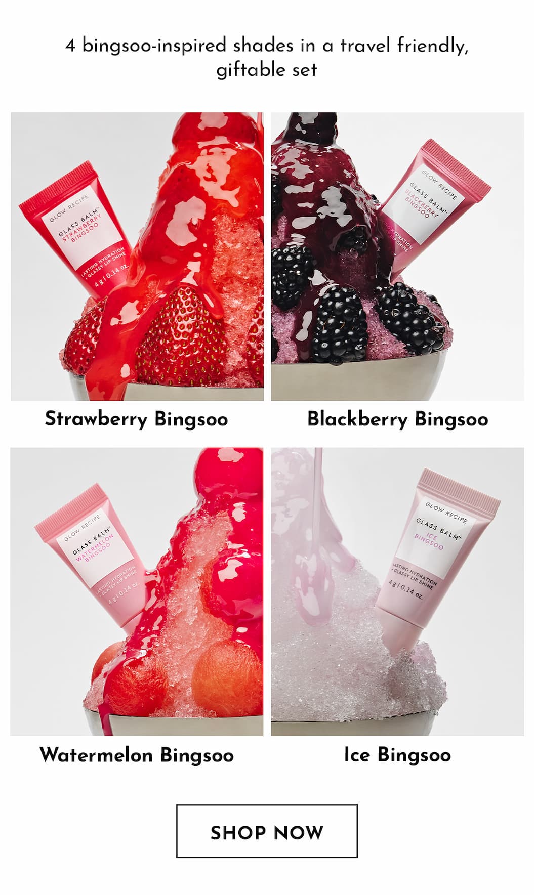 Mini Glass Balm Lip Collection