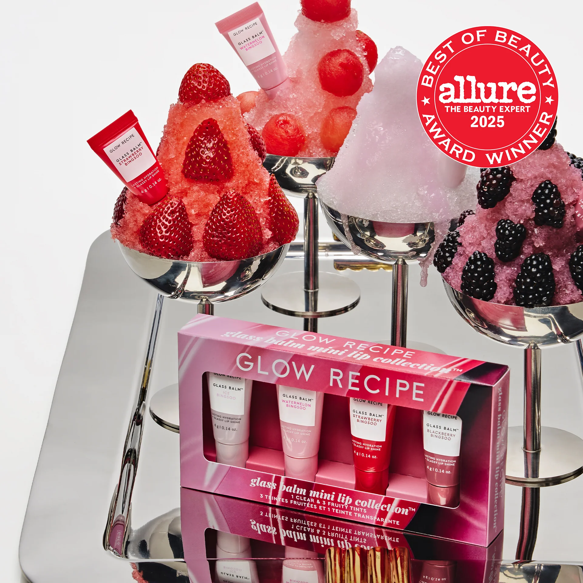 Image of Mini Glass Balm Lip Treatment Collection
