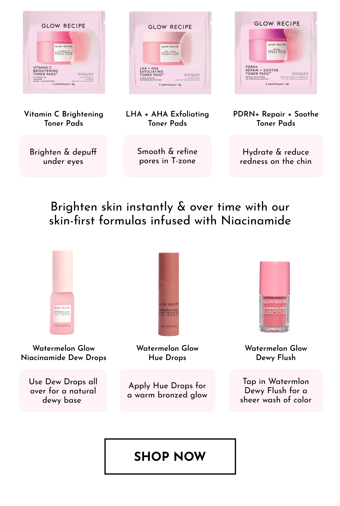 Free 7-piece gift with orders $85+