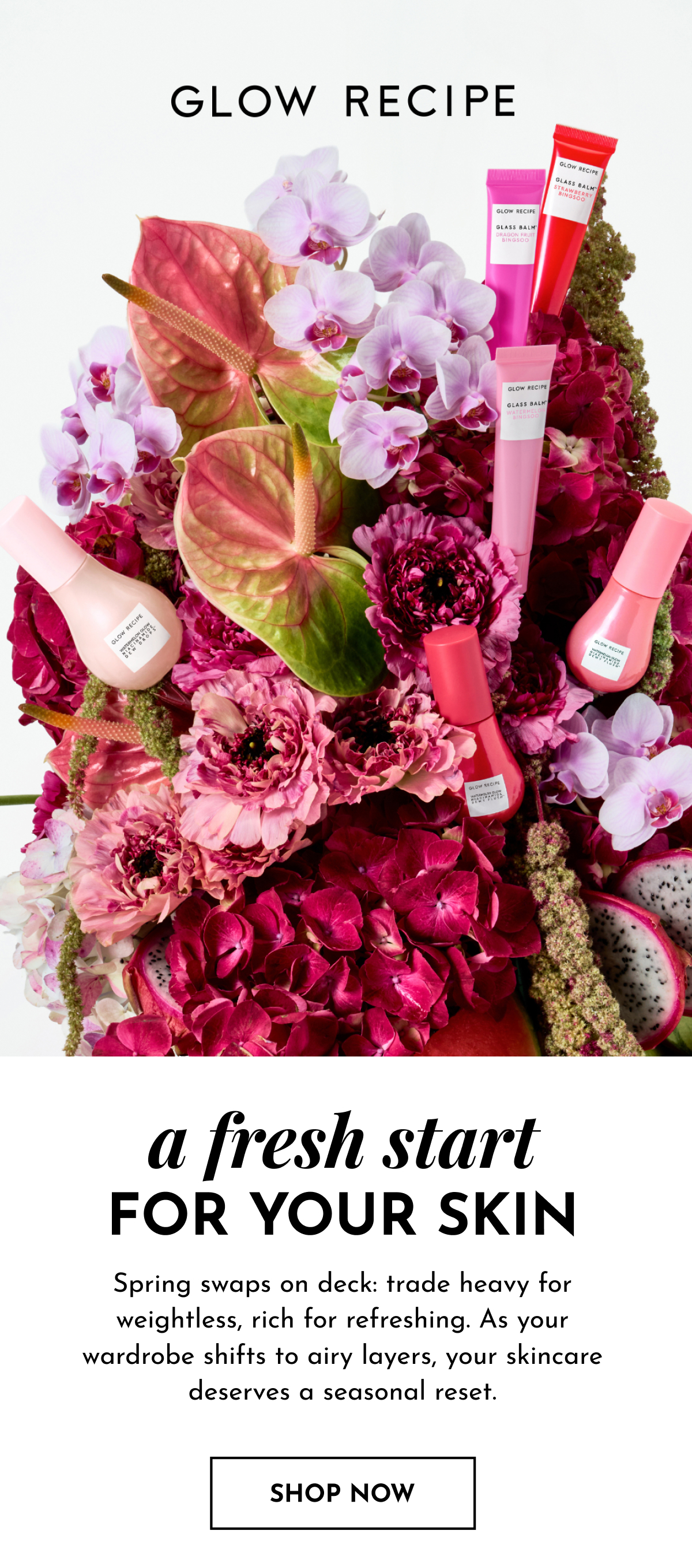 A fresh start for your skin - spring swaps