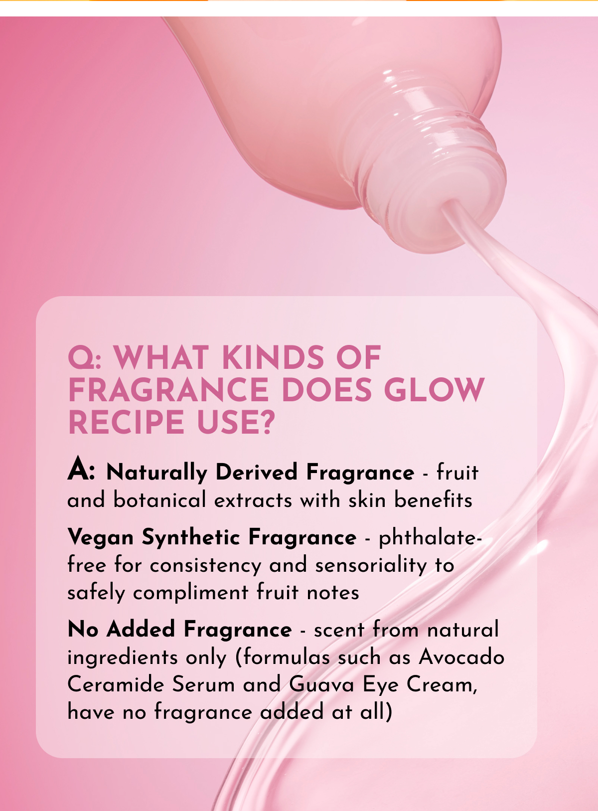Fragrance Free FAQ