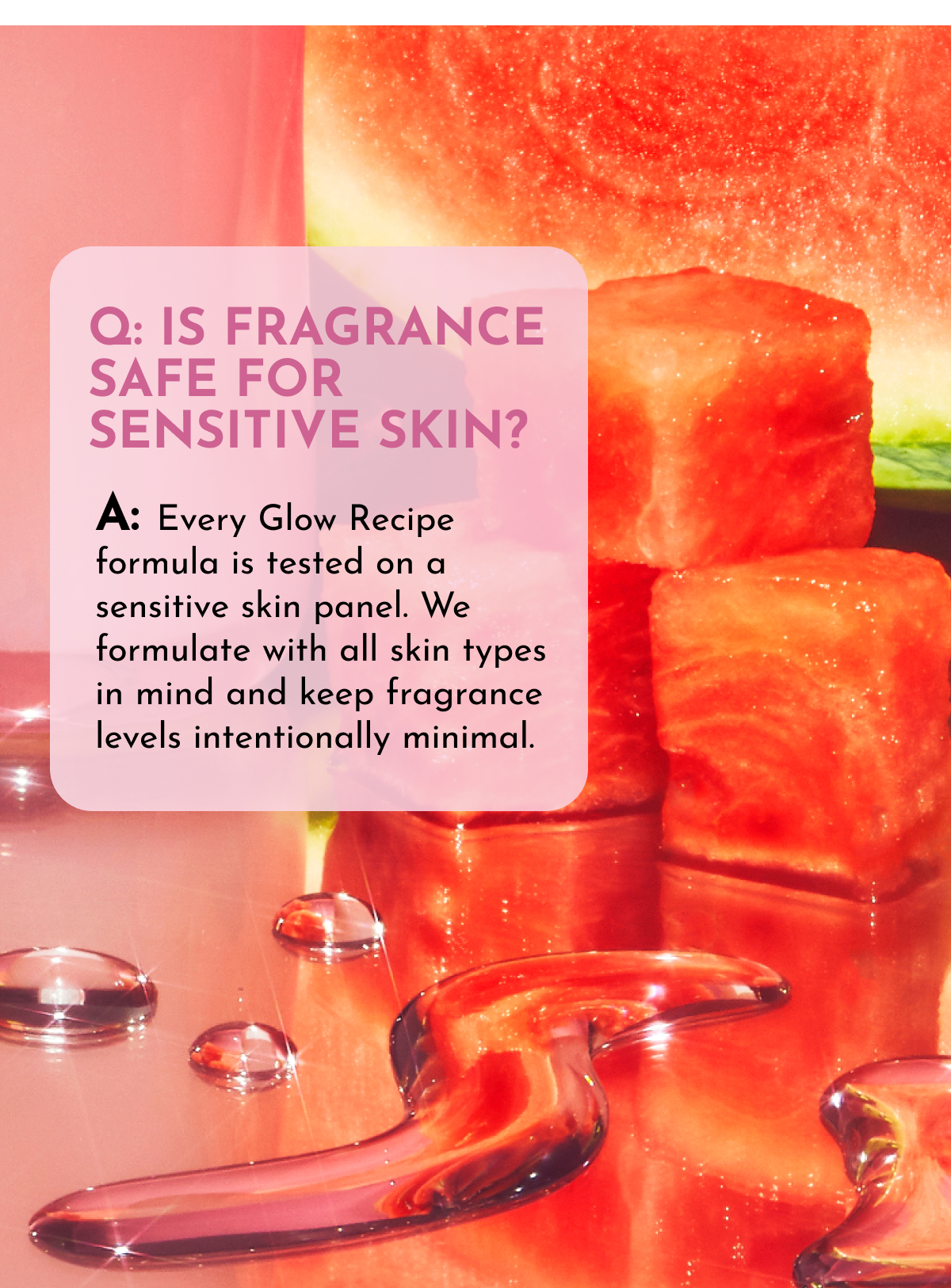 Fragrance Free FAQ