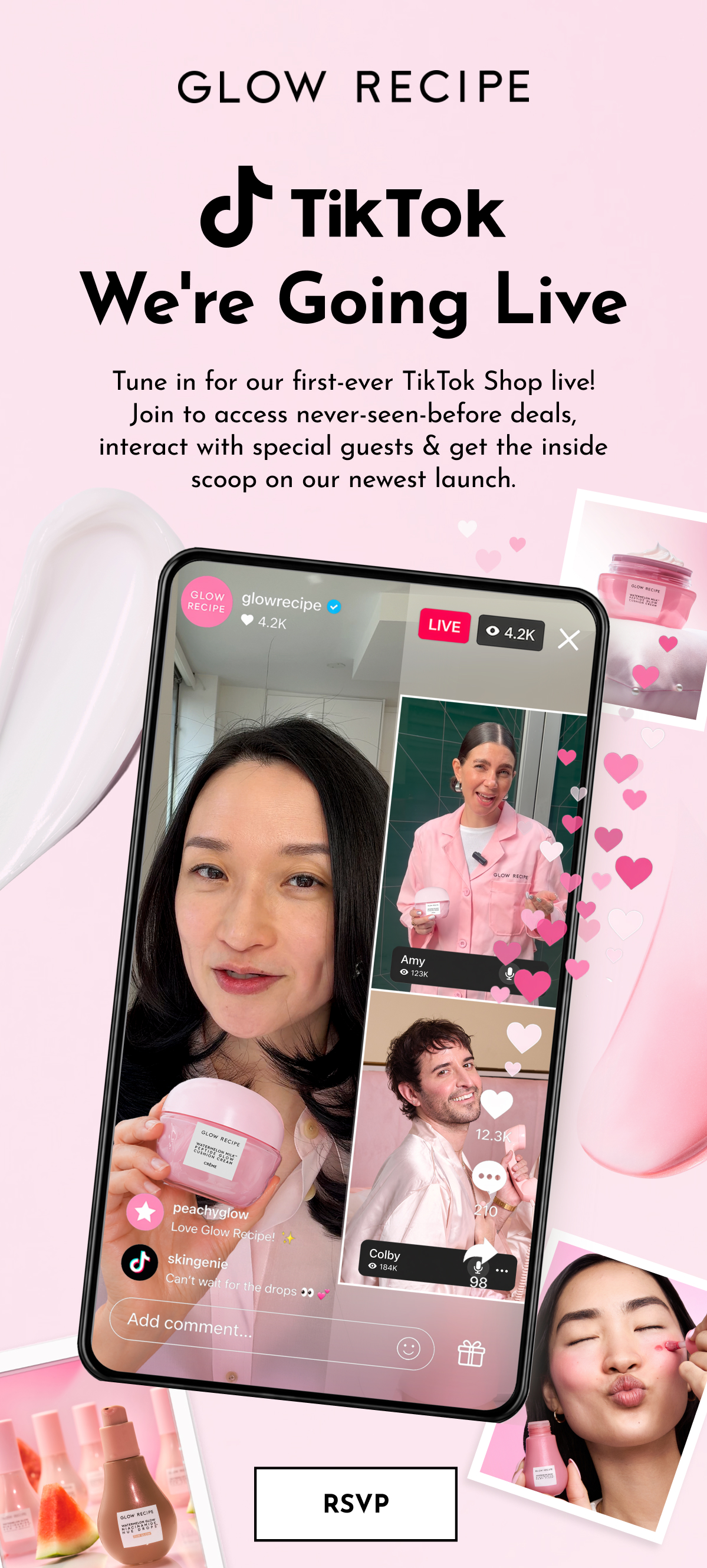 You're Invited: Glow Recipe TikTok Shop Live