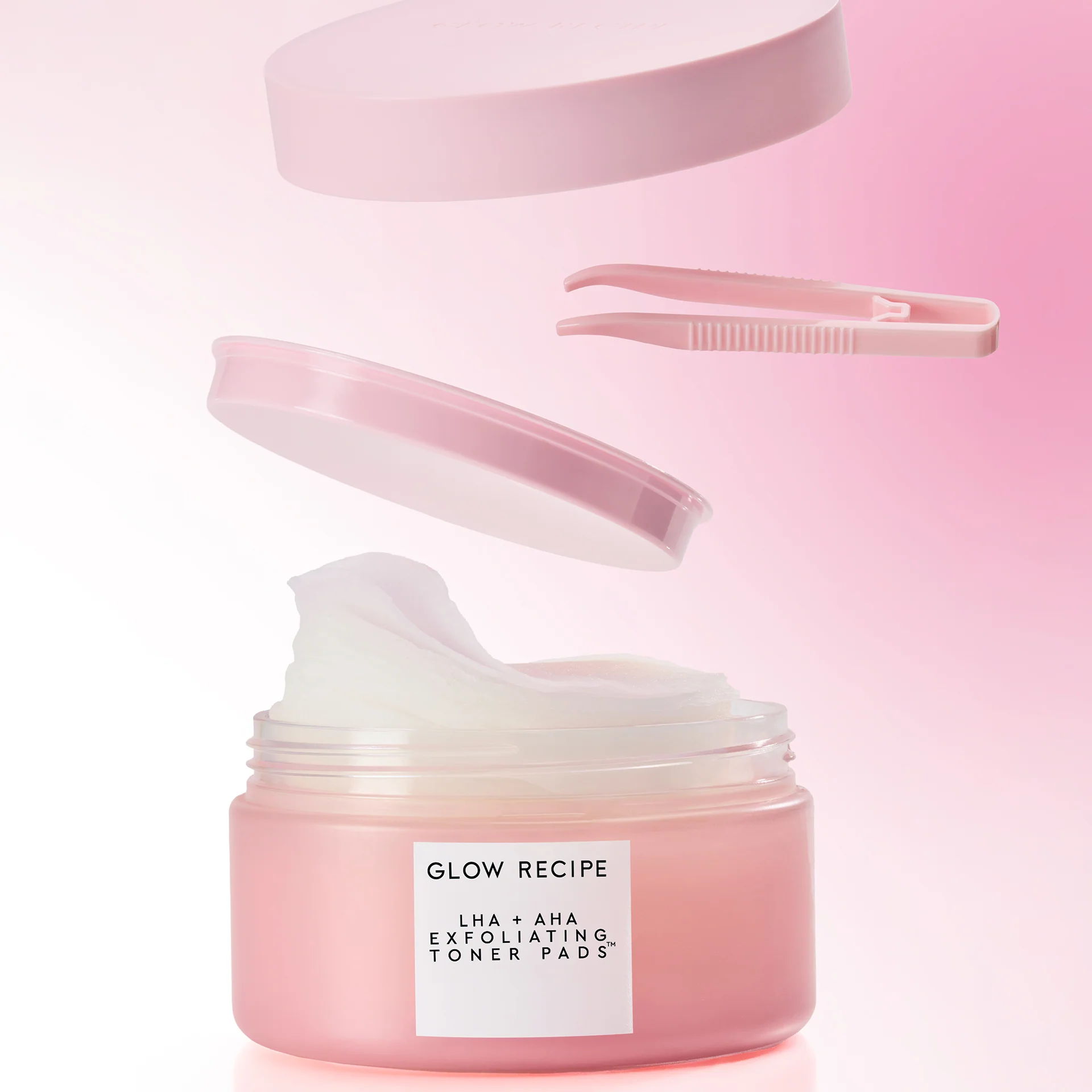Image of LHA + AHA Korean Watermelon Toner Pads