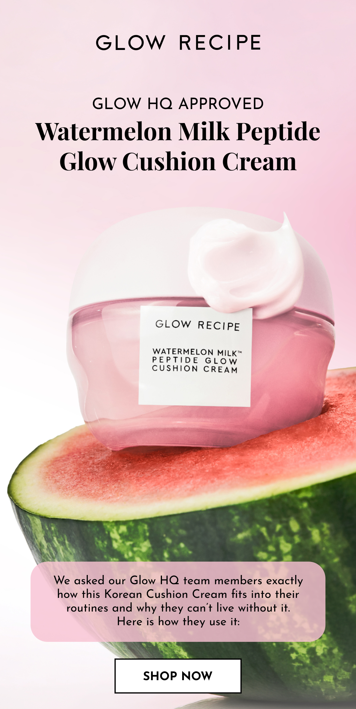 Watermelon Milk Peptide Glow Cushion Cream