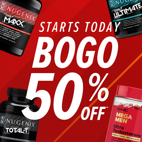 BOGO 50% OFF STARTS TODAY