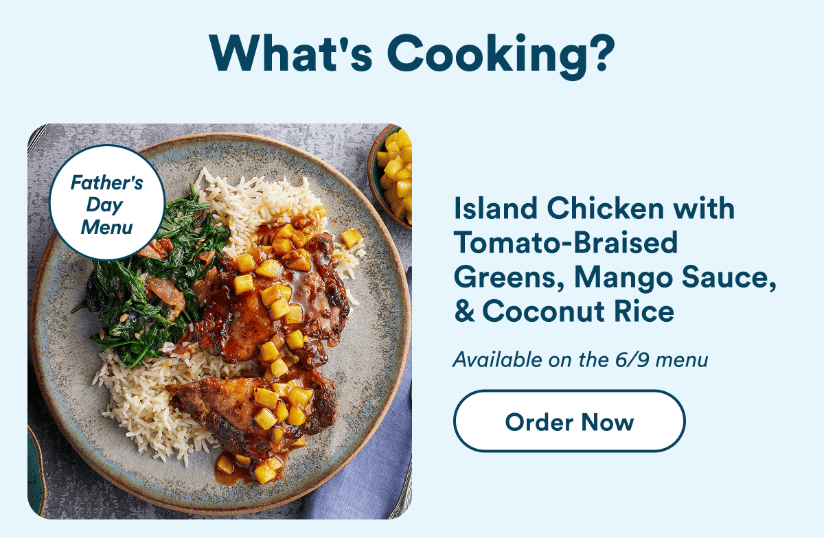 Here's what's cooking!
