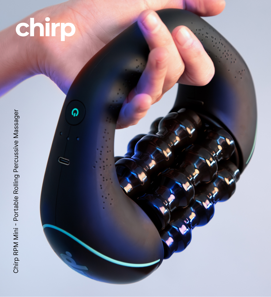 Chirp | Chirp RPM Mini - Portable Rolling Percussive Massager