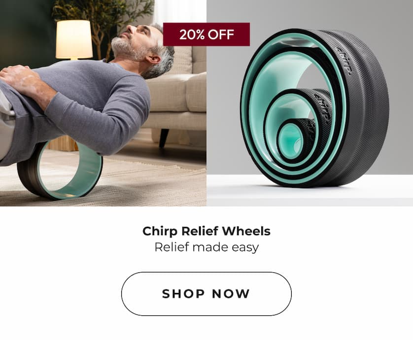 Chirp Relief Wheels | Relief made easy | Shop Now