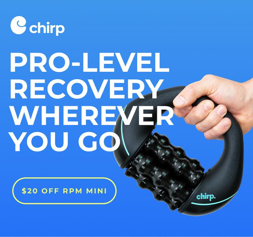 Chirp | Pro-Level Recovery Wherever You Go | $20 Off RPM Mini