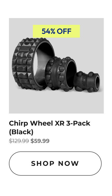 Chirp Wheel XR 3-Pack (Black) | Shop Now