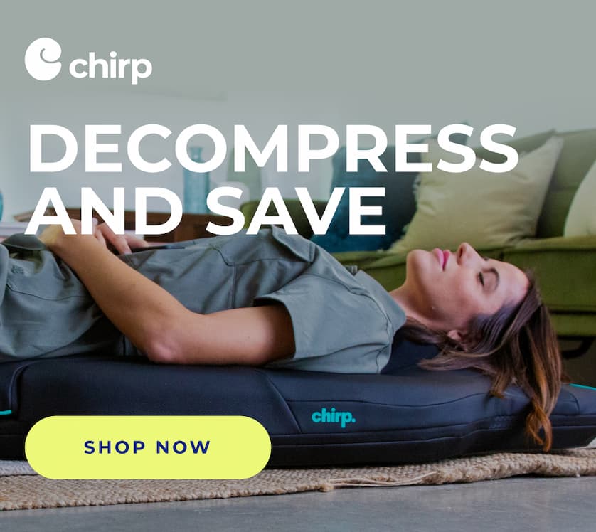 Chirp | Decompress and Save | Shop Now
