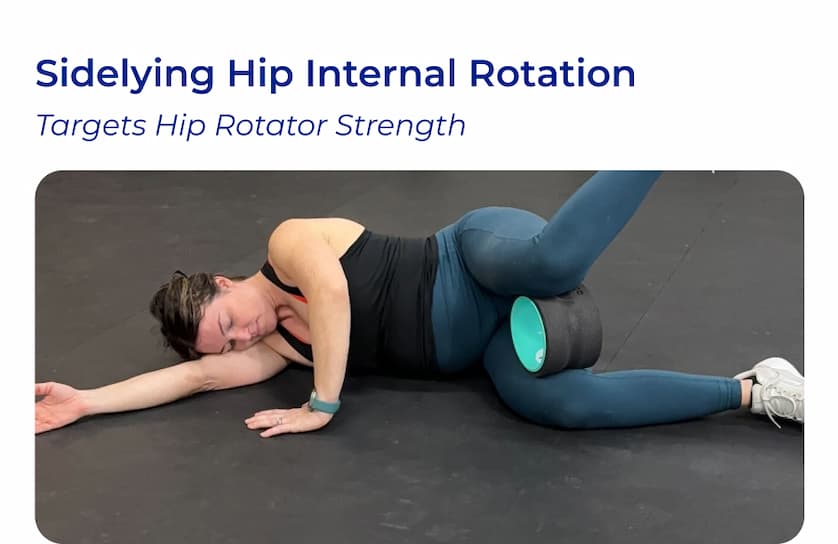 Sidelying Hip Internal Rotation | Targets Hip Rotator Strength