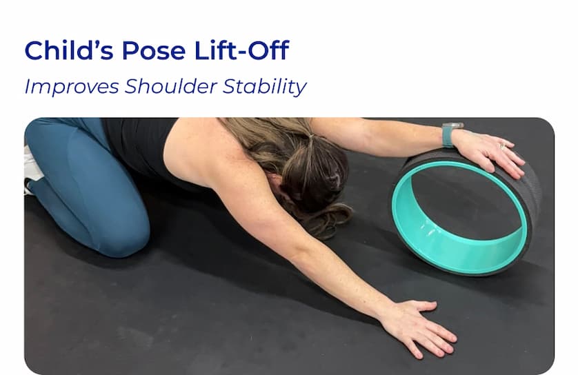 Child's Pose Lift-Off | Improves Shoulder Stability