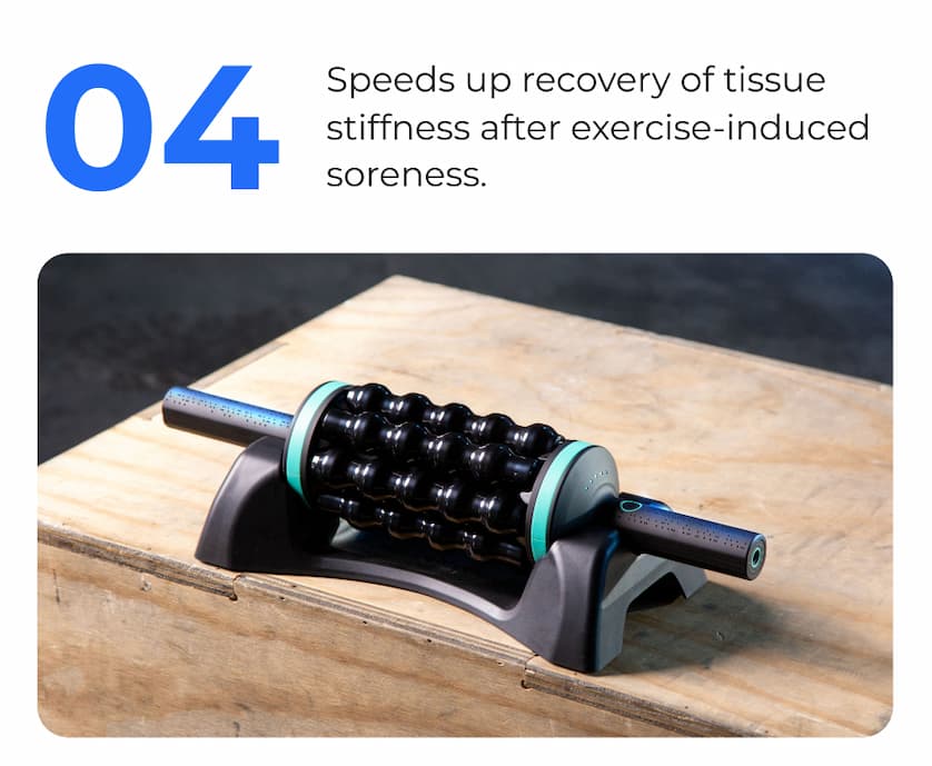 04 | Speeds up recovery of tissue stiffness after exercise-induced soreness.