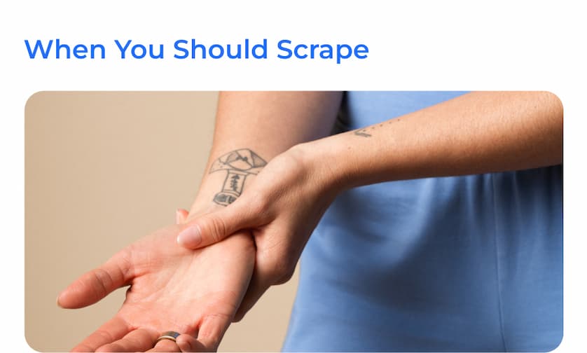 Follow Along Exercises | Get the most out of your Wrist Roller with guided relief routines. | Anterior Tibialis Scrape | Upper Trapezius Scrape | Figure 8 Wrist Motion | Watch Now